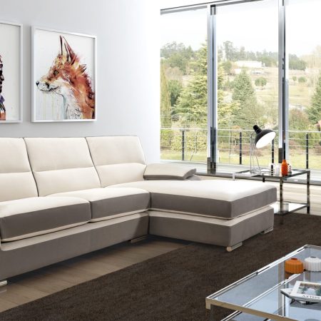 BAGGIO sofá 3 lugares com Chaise Longue